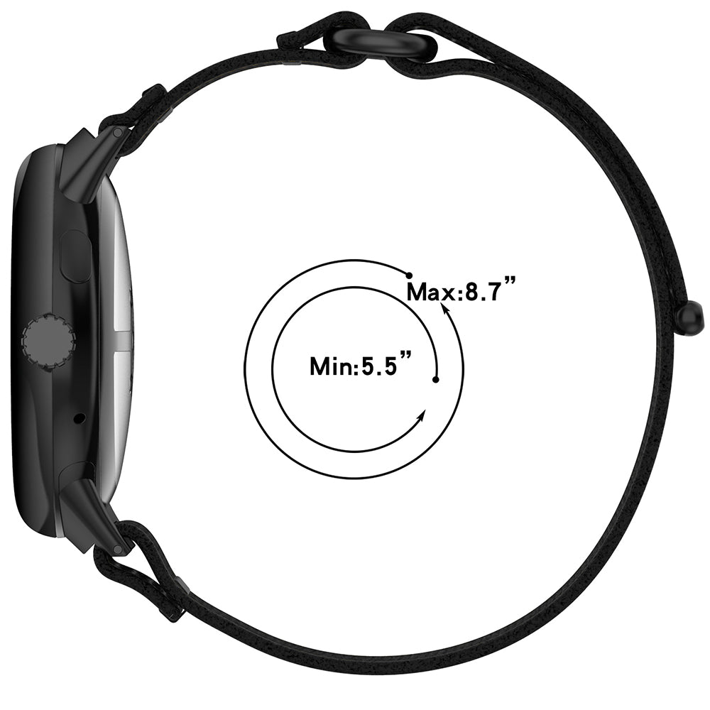 Techsuit W054 rem til Google Pixel Watch 4 45mm, Sort