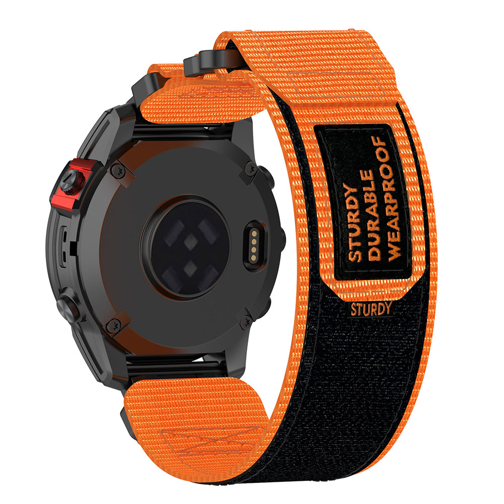 Techsuit W057 rem til Garmin Watch Fenix / Forerunner Series, 22mm, Orange