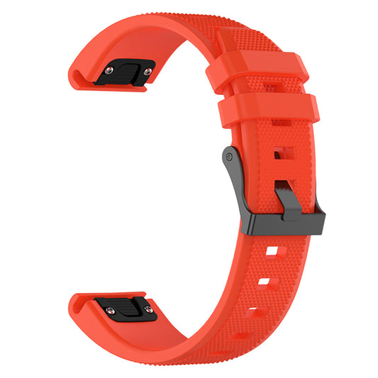Techsuit W058 rem til Garmin Watch Fenix / Forerunner Series, 22mm, Orange