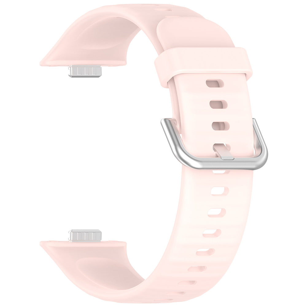 Techsuit W061 rem til Huawei Watch Fit 5 Pro / Fit 5 / Fit 4 Pro / Fit 4 / Fit 3, Lyserød
