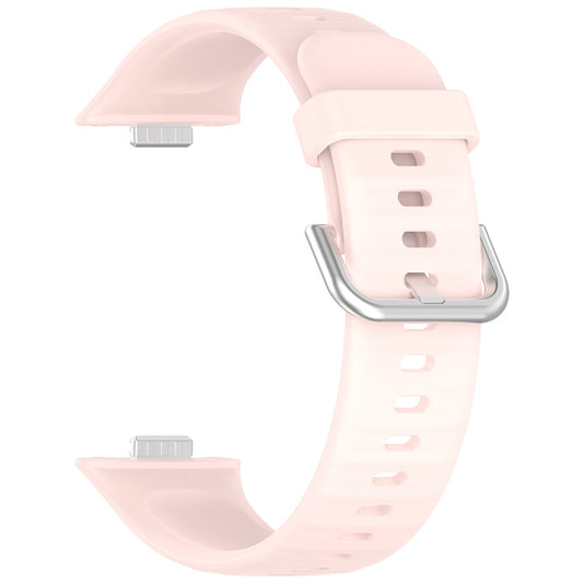 Techsuit W061 rem til Huawei Watch Fit 4 Pro / Fit 4 / Fit 3, Lyserød