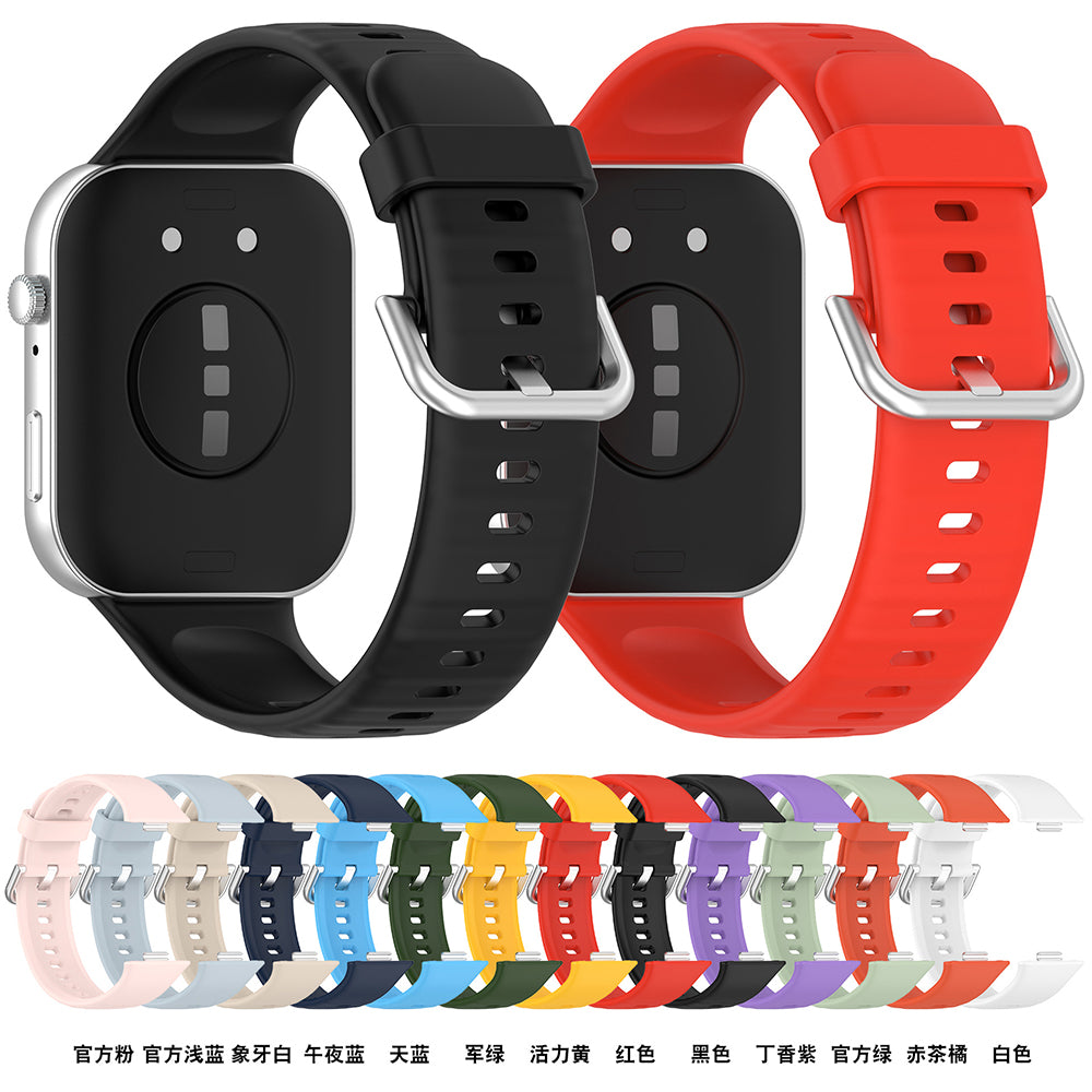 Techsuit W061 rem til Huawei Watch Fit 4 Pro / Watch Fit 4 / Watch Fit 3, Marineblå