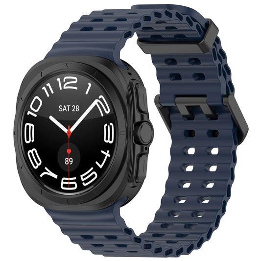 Techsuit W062 rem til Samsung Galaxy Watch Ultra, Marineblå