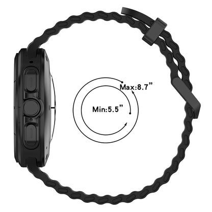Techsuit W062 rem til Samsung Galaxy Watch Ultra, Sort