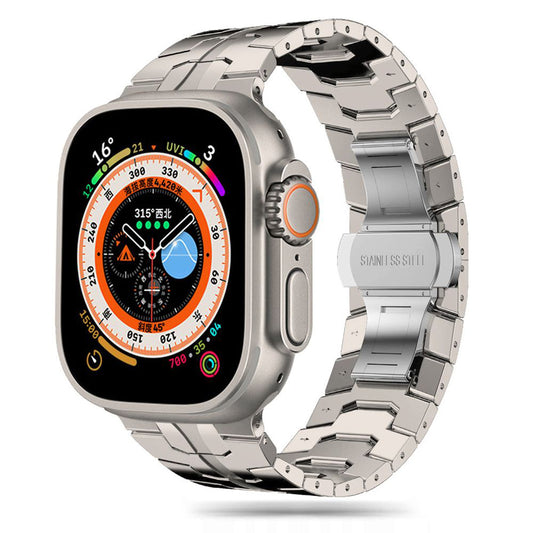 Techsuit W063 rem til Apple Watch 49mm / 46mm / 45mm / 44mm / 42mm serien, Grå