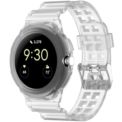 Techsuit W065 rem til Google Pixel Watch 3 41mm / Watch 2 / Watch, Gennemsigtig