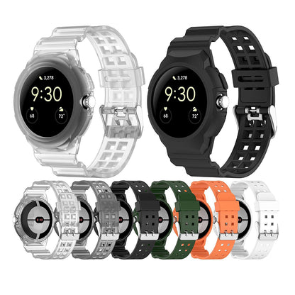 Techsuit W065 rem til Google Pixel Watch 3 41mm / Watch 2 / Watch, Grøn
