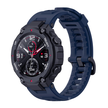 Techsuit W067 rem til Amazfit T-Rex Pro / T-Rex, Marineblå