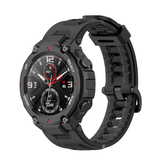 Techsuit W067 rem til Amazfit T-Rex Pro / T-Rex, Sort