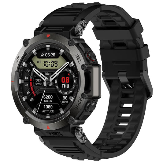 Techsuit W067 rem til Amazfit T-Rex Ultra, Sort