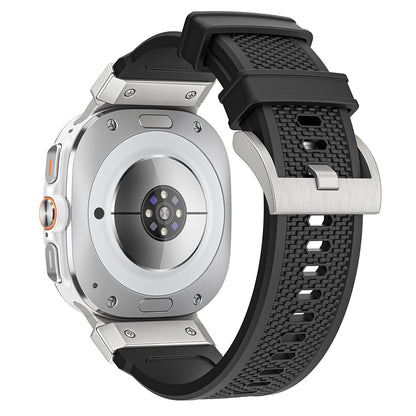 Techsuit W068 rem til Samsung Galaxy Watch Ultra, Sølvhvid