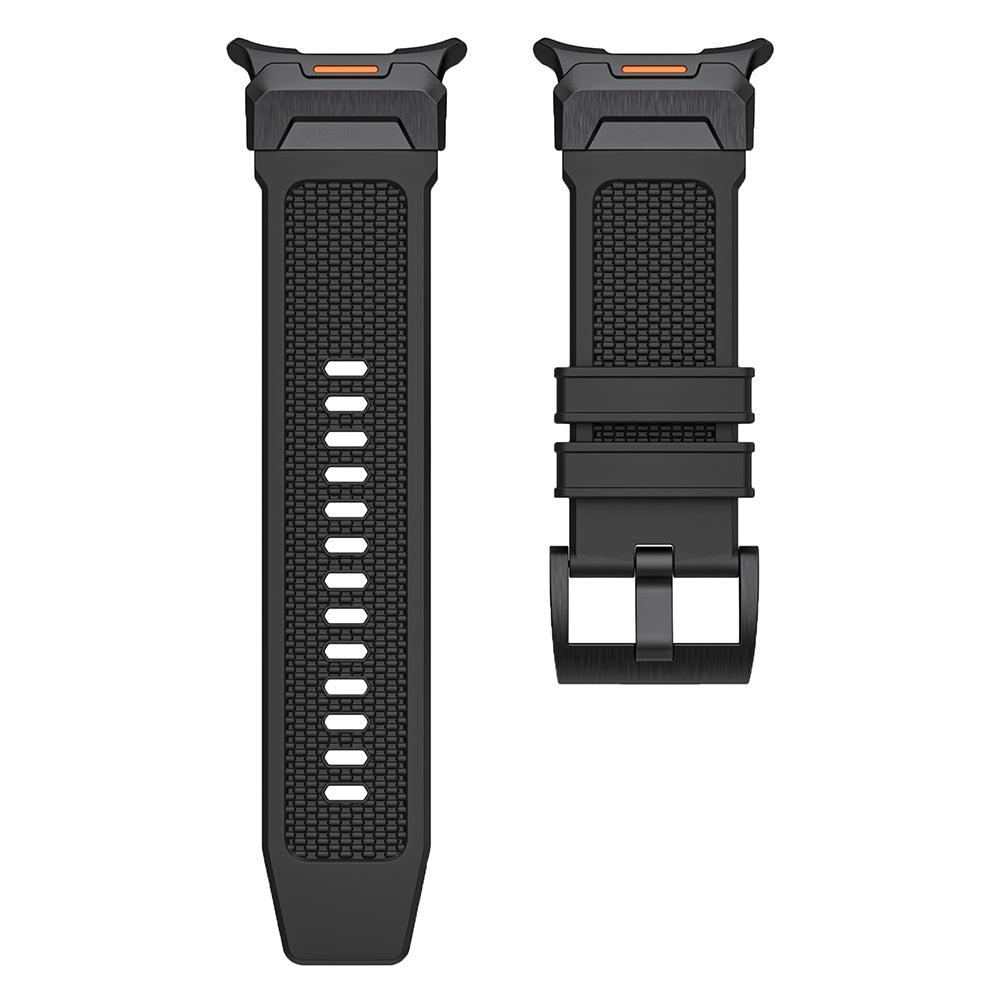 Techsuit W068 rem til Samsung Galaxy Watch Ultra, Sølvhvid
