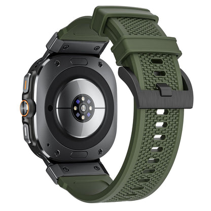 Techsuit W068 rem til Samsung Galaxy Watch Ultra, Sort Grøn