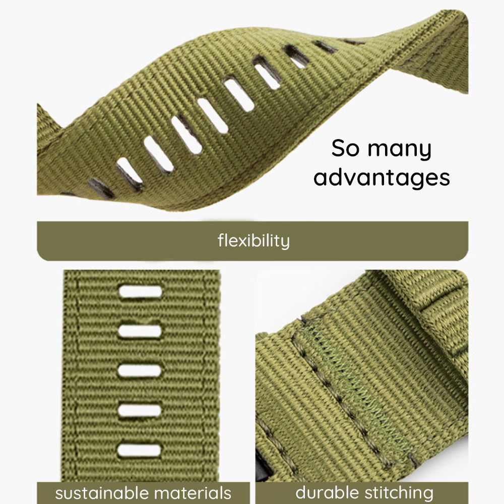 Techsuit W070 rem til Garmin Instinct / Approach / Fenix Watch Series, 20mm, Orange