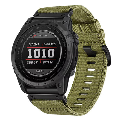 Techsuit W070 rem til Garmin Instinct / Approach / Fenix Watch Series, 20mm, Grøn