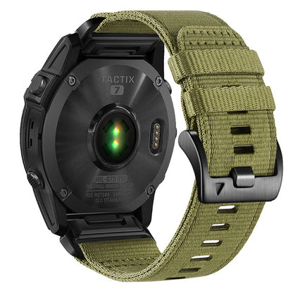 Techsuit W070 rem til Garmin Instinct / Approach / Fenix Watch Series, 20mm, Grøn