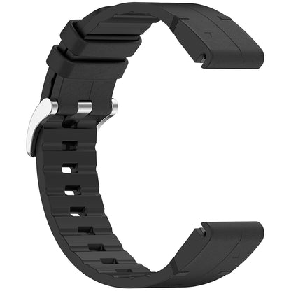 Techsuit W071 rem til Garmin Watch Fenix / Forerunner Series, 22mm, Sort