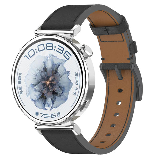 Techsuit W073 rem til Huawei Watch / Garmin Watch Series, 18mm, Sort