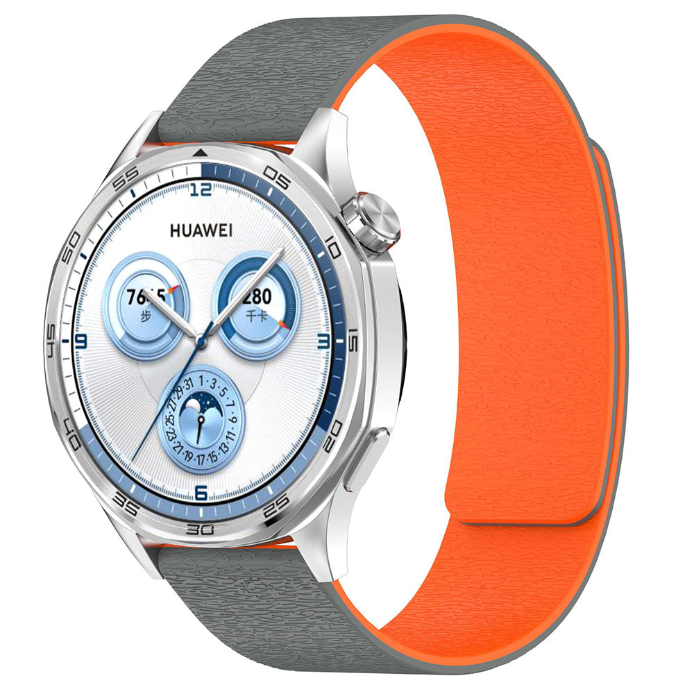Techsuit W074 rem til Samsung Galaxy Watch Series, 20mm, Grå Orange