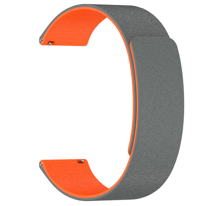 Techsuit W074 rem til Samsung Galaxy Watch Series, 20mm, Grå Orange