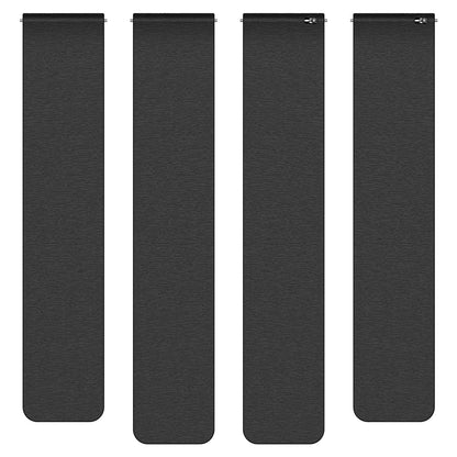 Techsuit W074 rem til Samsung Galaxy Watch Series, 20mm, Sort