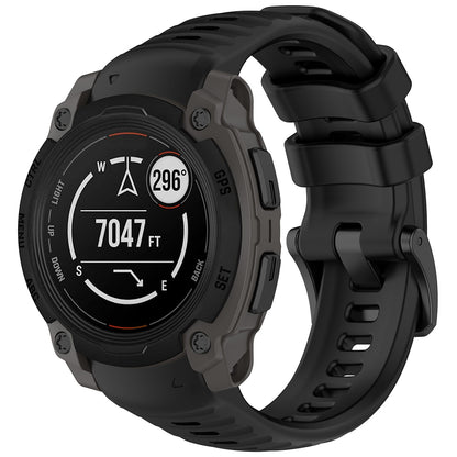Techsuit W076 rem til Garmin Instinct E 40mm, Sort