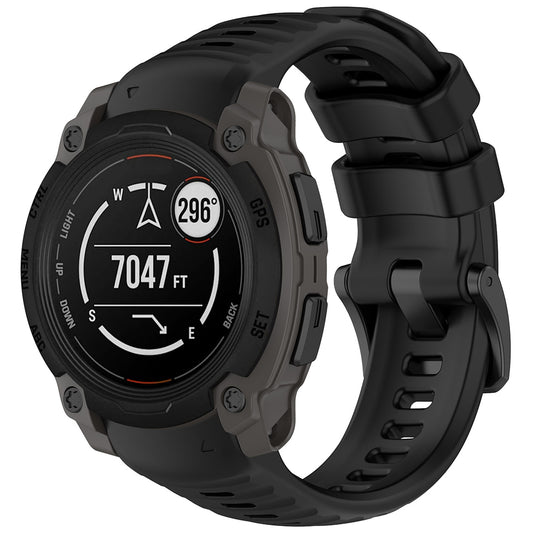 Techsuit W076 rem til Garmin Instinct E 40mm, Sort
