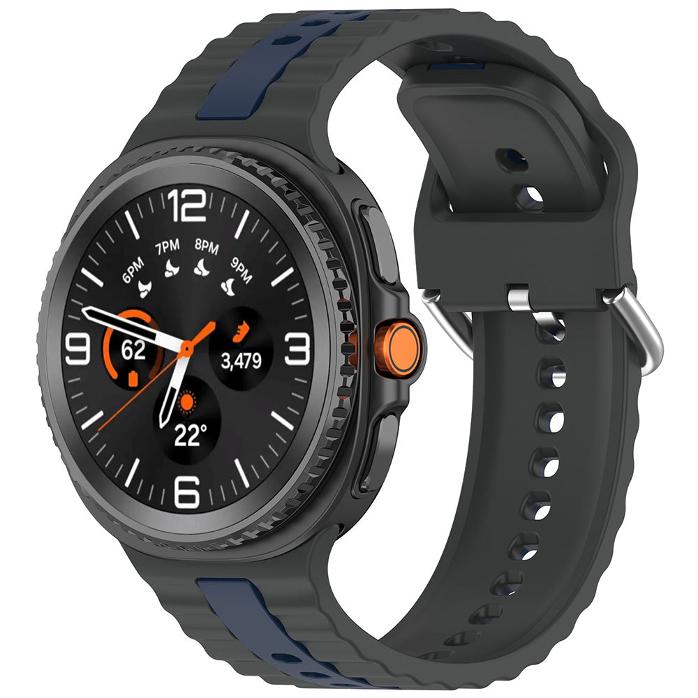 Techsuit W078 rem til Samsung Galaxy Watch 8 Classic / Watch8 44mm / Watch 8 40mm, Grå