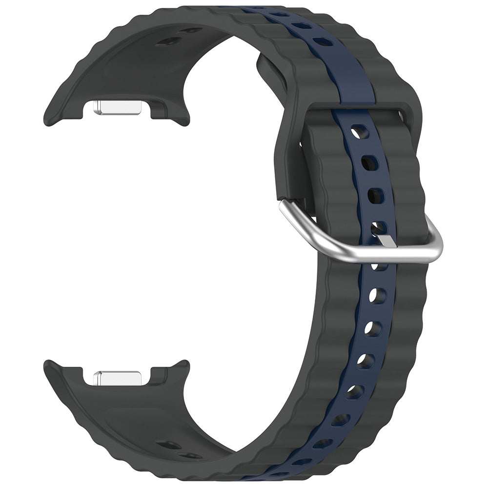 Techsuit W078 rem til Samsung Galaxy Watch 8 Classic / Watch8 44mm / Watch 8 40mm, Grå