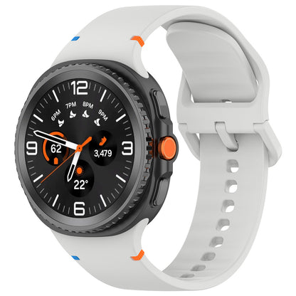 Techsuit W079 rem til Samsung Galaxy Watch 8 Classic / Watch8 44mm / Watch 8 40mm, Grå