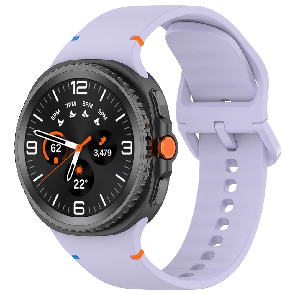 Techsuit W079 rem til Samsung Galaxy Watch 8 Classic / Watch8 44mm / Watch 8 40mm, Lilla