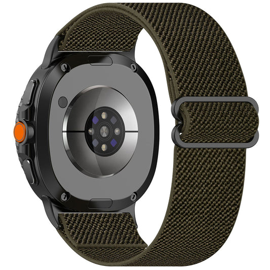 Techsuit W080 rem til Samsung Galaxy Watch 8 Classic / Watch8 44mm / Watch 8 40mm, Mørkegrøn