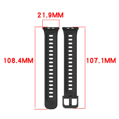 Techsuit W081-rem til Honor Band 11 / 11 Pro, sort