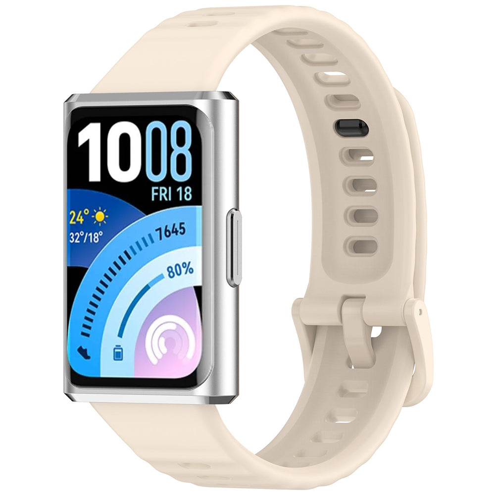 Techsuit W082 rem til Huawei Band 11 / 11 Pro, Creme