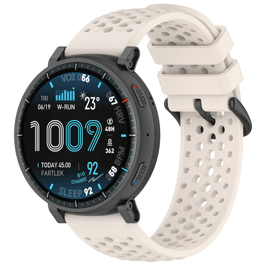 Techsuit W083 rem til Amazfit Watch / Samsung Watch Series, 22mm, Hvid