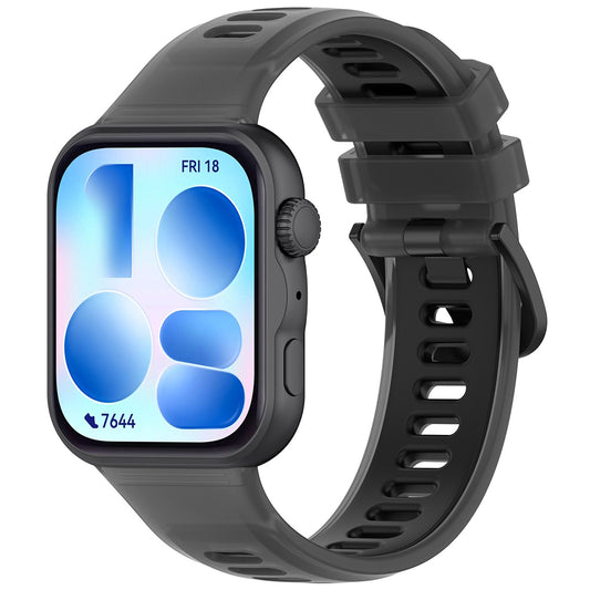 Techsuit W084 rem til Huawei Watch Fit 5 Pro / Fit 5 / Fit 4 Pro / Fit 4 / Fit 3, Sort