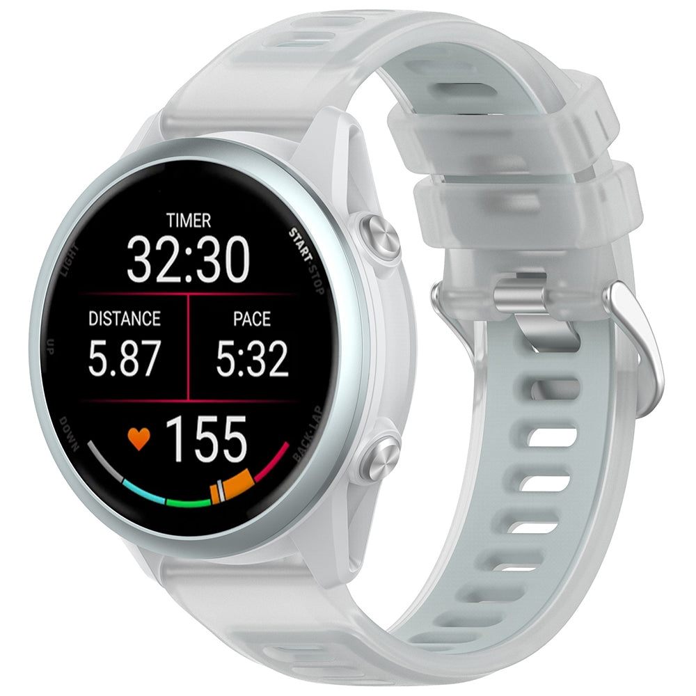 Techsuit W084 rem til Samsung Galaxy Watch / Huawei Watch Series, 20mm, Hvid