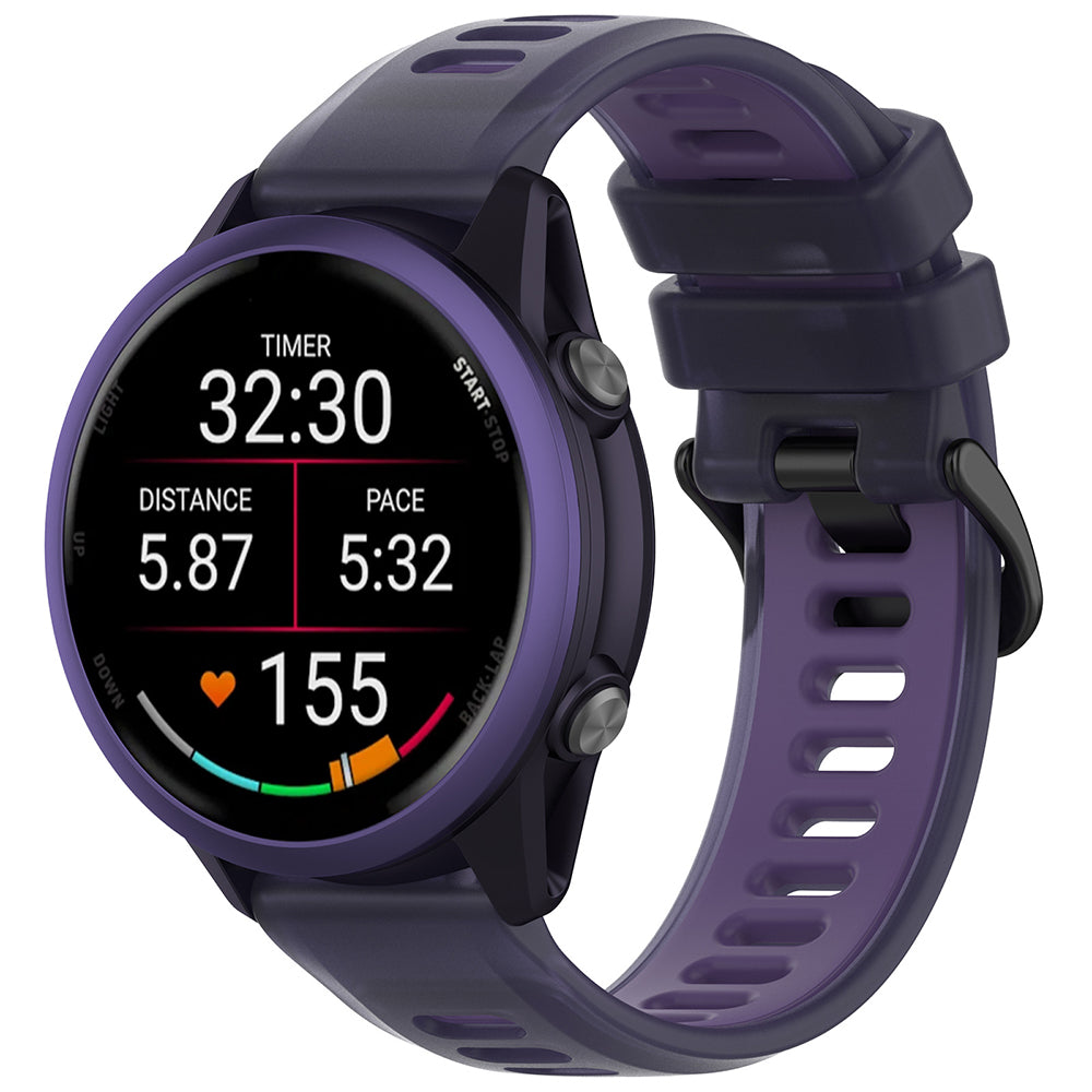 Techsuit W084 rem til Samsung Galaxy Watch / Huawei Watch Series, 20mm, Lilla