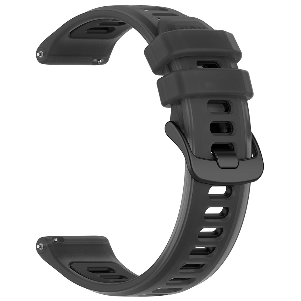 Techsuit W084 rem til Samsung Galaxy Watch / Huawei Watch Series, 20mm, sort
