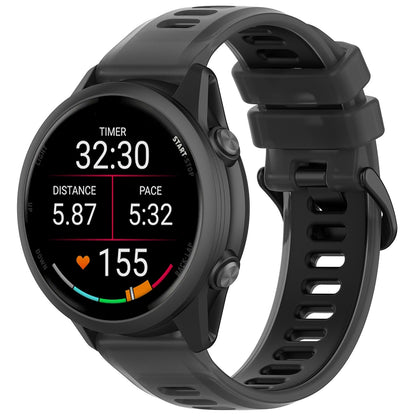 Techsuit W084 rem til Samsung Galaxy Watch / Huawei Watch Series, 20mm, sort