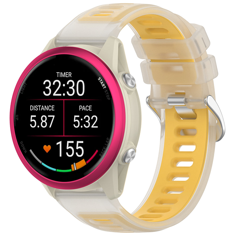 Techsuit W084 rem til Samsung Galaxy Watch / Huawei Watch Series, 22mm, Gul