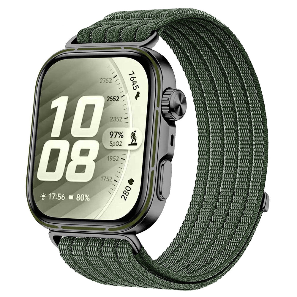 Techsuit W085 rem til Huawei Watch Fit 5, Mørkegrøn