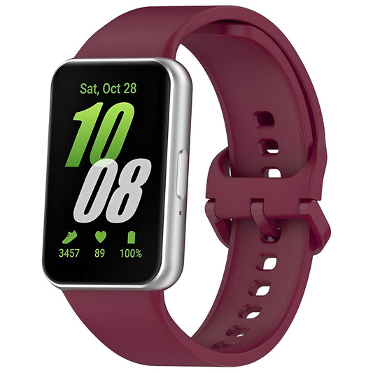 Techsuit rem W086 til Samsung Galaxy Fit3 R39M, Vinrød