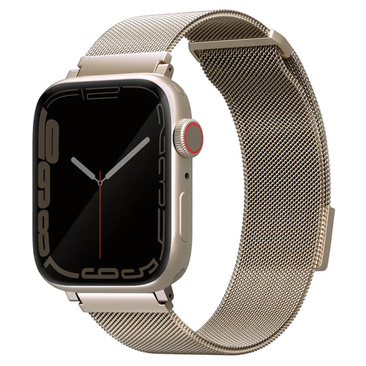 UNIQ Dante rem til Apple Watch 42mm / 41mm / 40mm / 38 Series, Guld