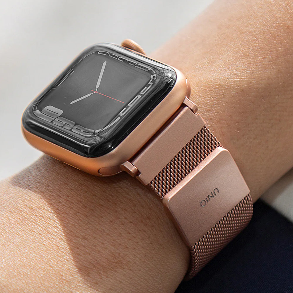 UNIQ Dante Band for Apple Watch 42mm / 41mm / 40mm / 38 Series, Gold