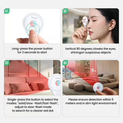 UGREEN LP793 (35579) Skjult Kamera Detektor, Sort