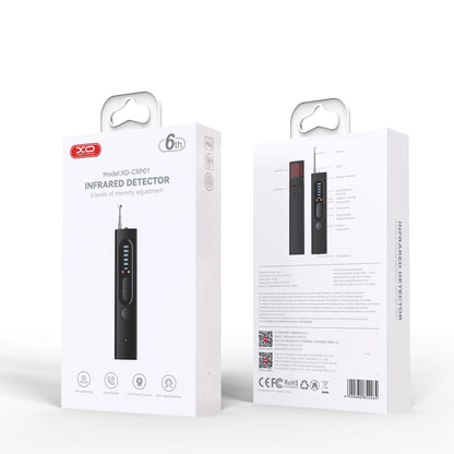 IR-detektor til GSM-enheder / skjulte mikrofoner / GPS-trackere XO Design CRP01, Sort