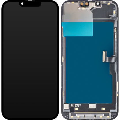 Touchscreen Display Apple iPhone 13 Pro, med ramme, sort, Service Pack 661-21993