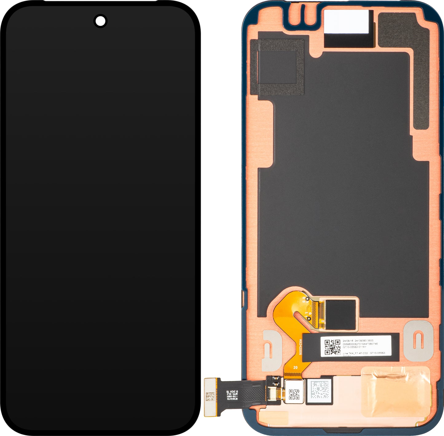 Display med Touchscreen til Google Pixel 9, Service Pack G949-00947-00