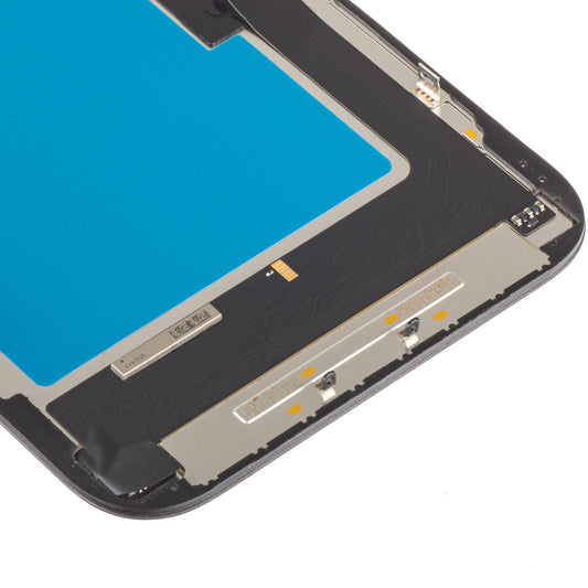 Display med GX touchscreen til Apple iPhone 13 Pro Max, med ramme, flytbar OLED IC-version, sort